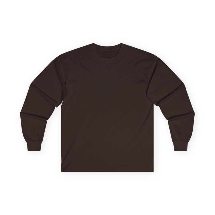 Bigfoot Christmas List long sleeve tee in dark-chocolate – original NewGiftDay design