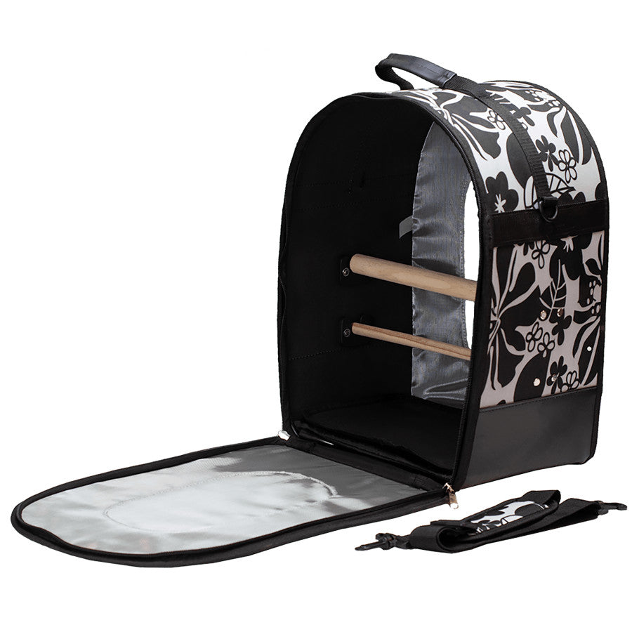 A & E Cages Happy Beaks Soft Sided Voyager Bird Carrier