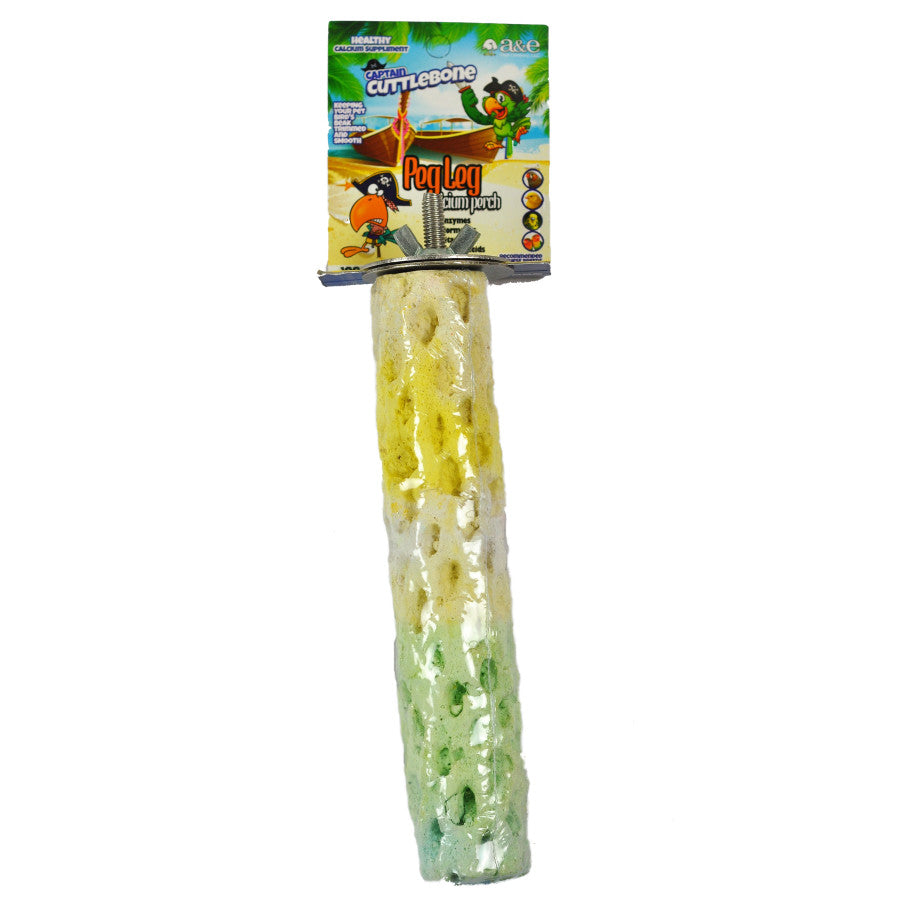 A and E Cages Captain Cuttlebone Calcium Bird Perch
