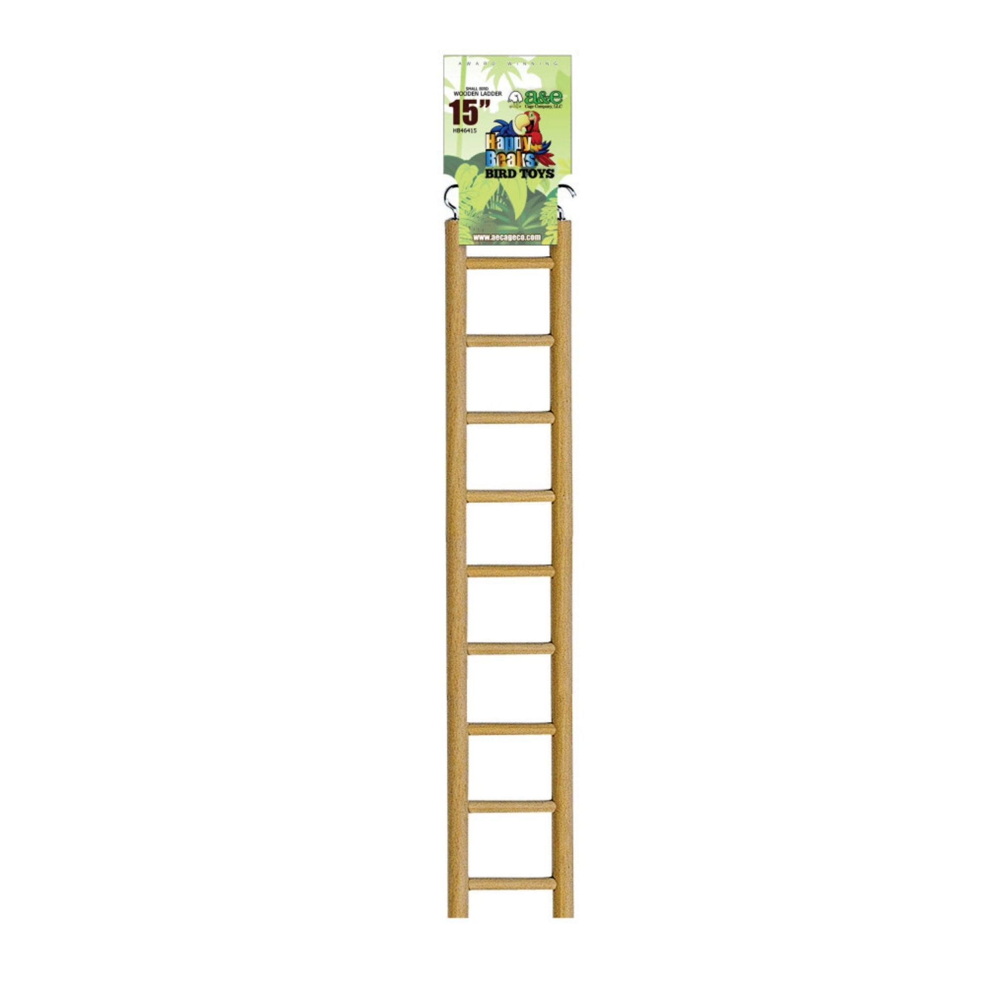 A & E Cages Happy Beaks Small Ladder Bird Toy