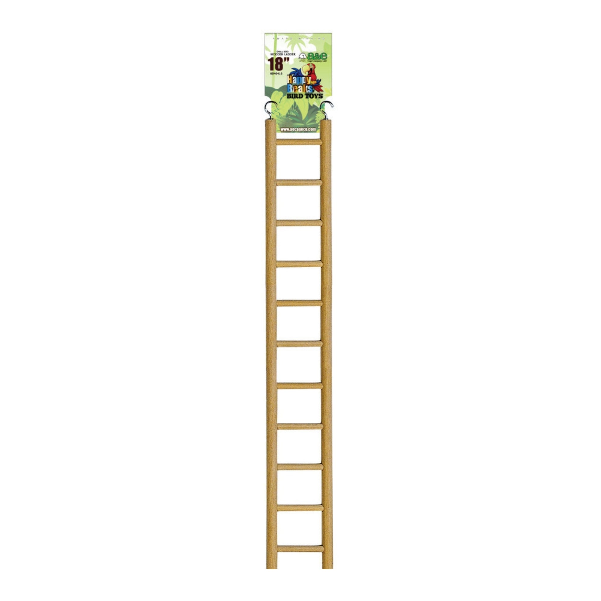 A & E Cages Happy Beaks Small Ladder Bird Toy