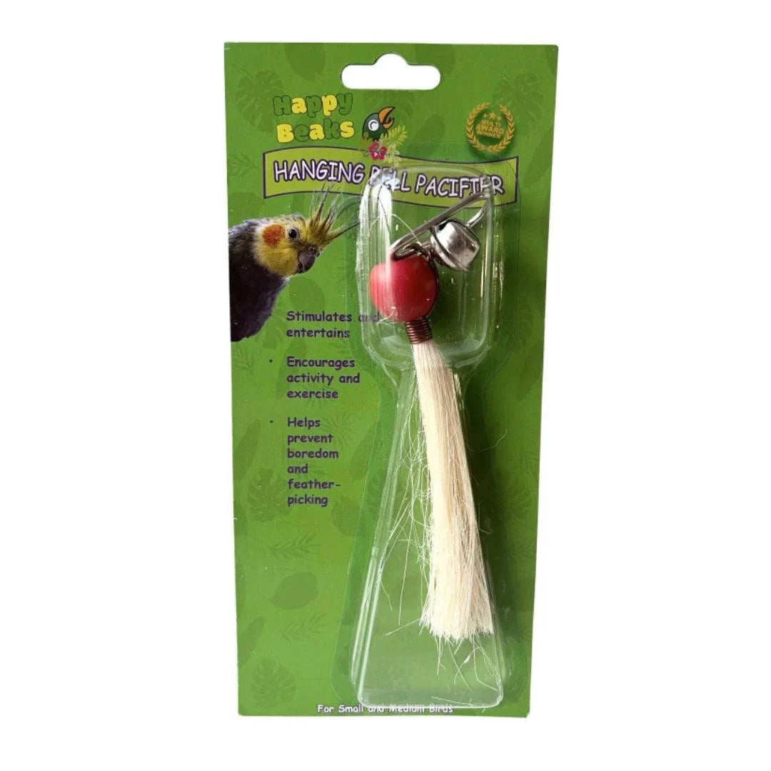 A & E Cages Happy Beaks Preening Toy with Bell Bird Toy