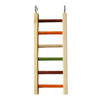 A & E Cages Happy Beaks Wooden Hanging Ladder Bird Toy