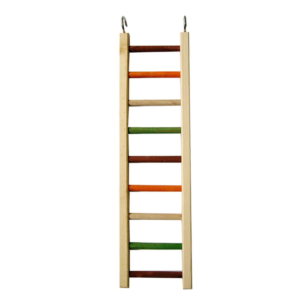 A & E Cages Happy Beaks Wooden Hanging Ladder Bird Toy