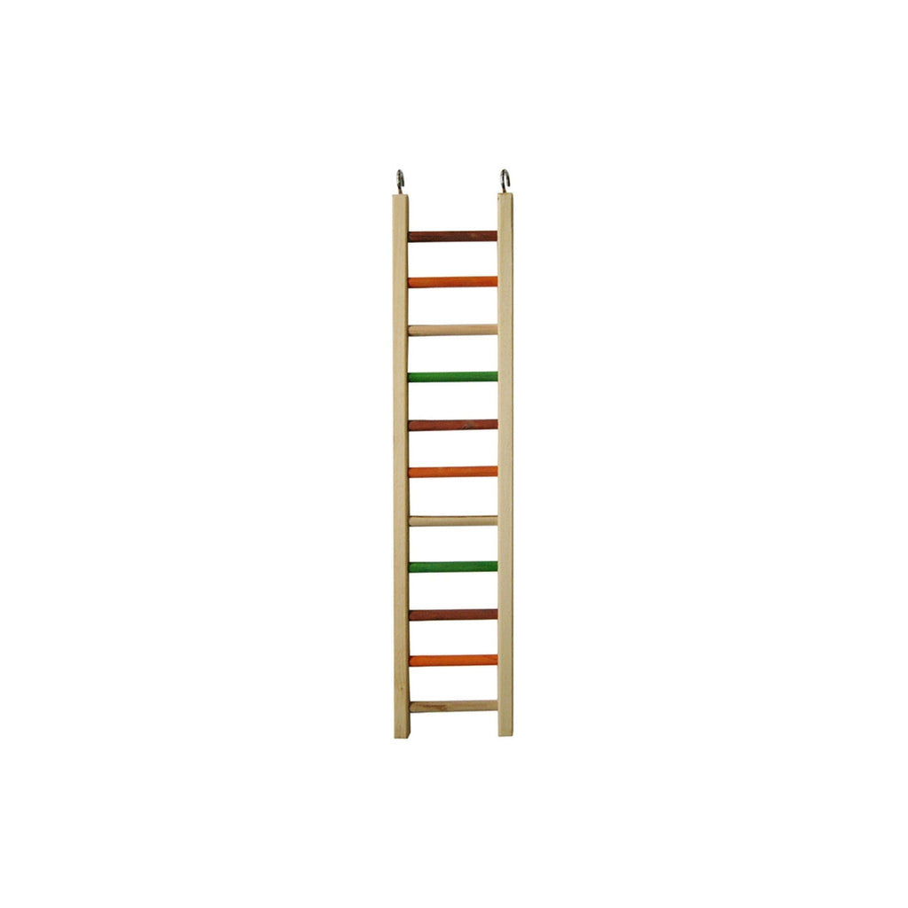 A & E Cages Happy Beaks Wooden Hanging Ladder Bird Toy