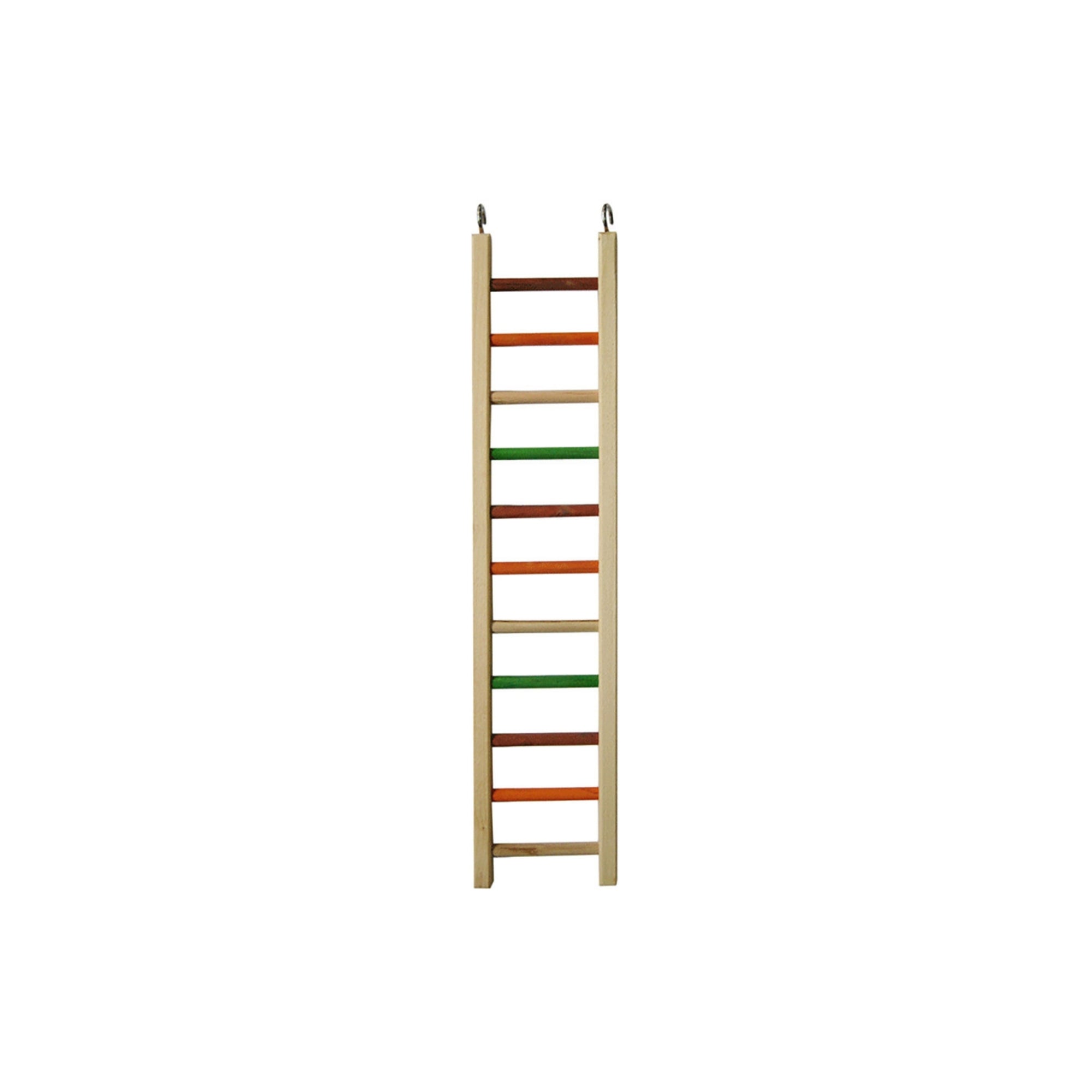 A & E Cages Happy Beaks Wooden Hanging Ladder Bird Toy
