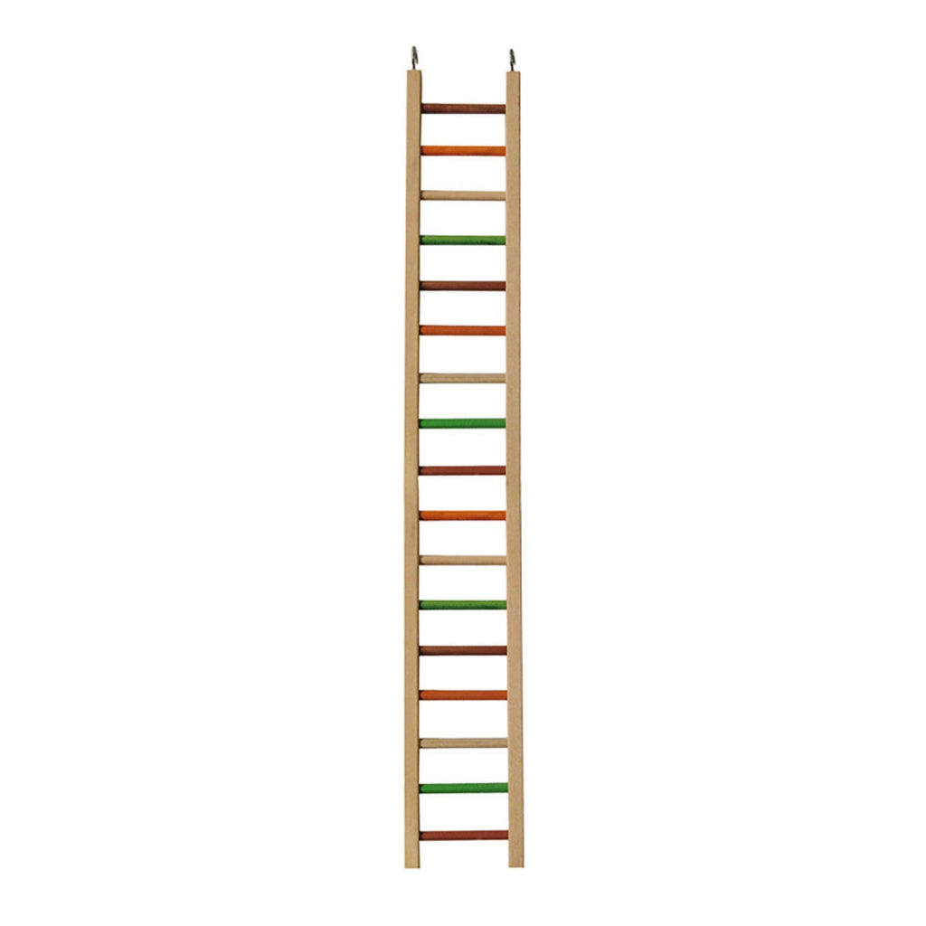 A & E Cages Happy Beaks Wooden Hanging Ladder Bird Toy