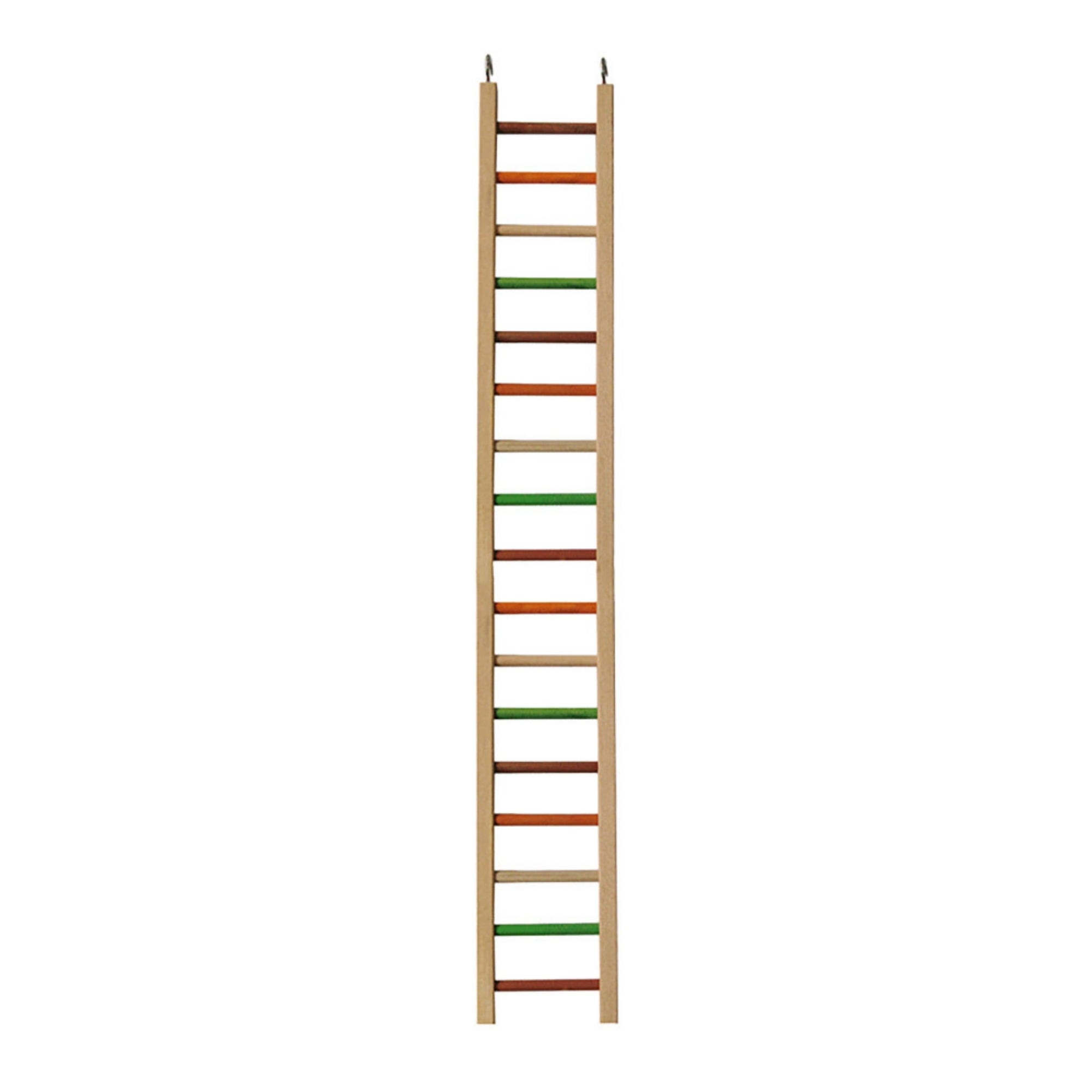 A & E Cages Happy Beaks Wooden Hanging Ladder Bird Toy
