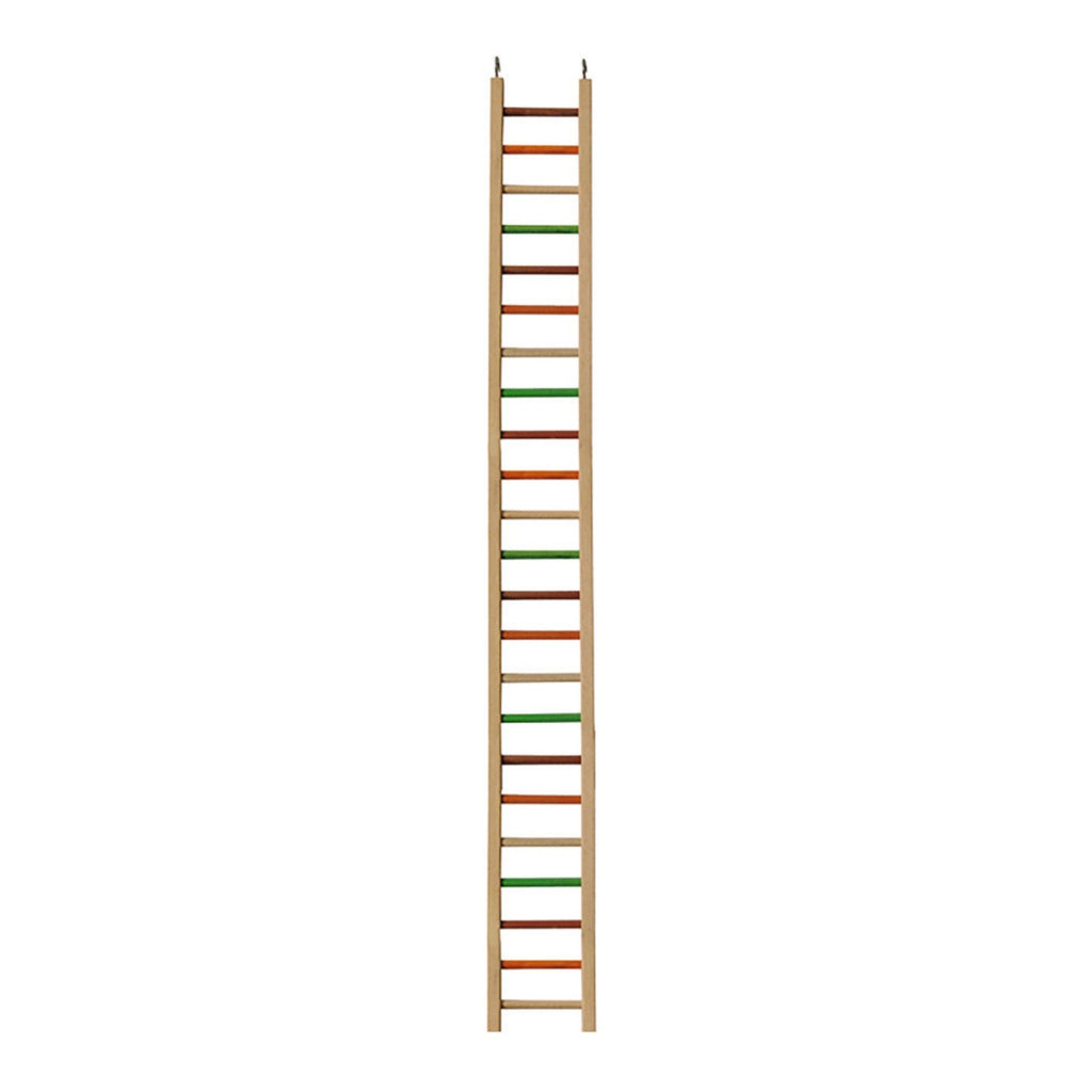 A & E Cages Happy Beaks Wooden Hanging Ladder Bird Toy