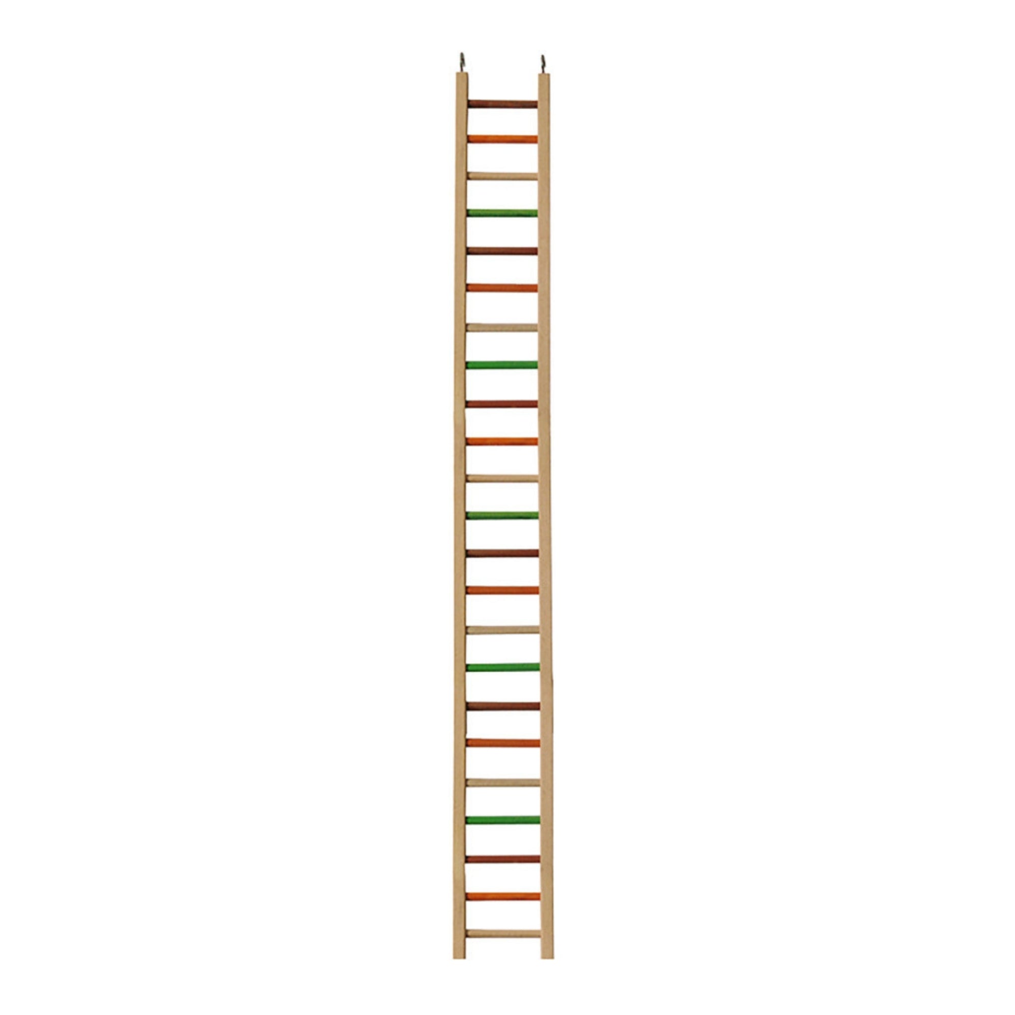 A & E Cages Happy Beaks Wooden Hanging Ladder Bird Toy