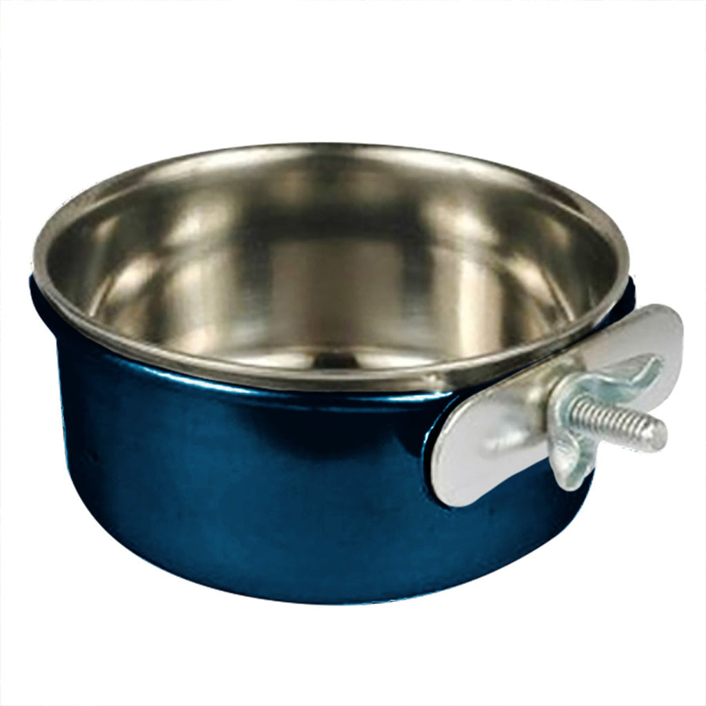 A and E Cages Coop Cup with Ring and Bolt Stainless Steel