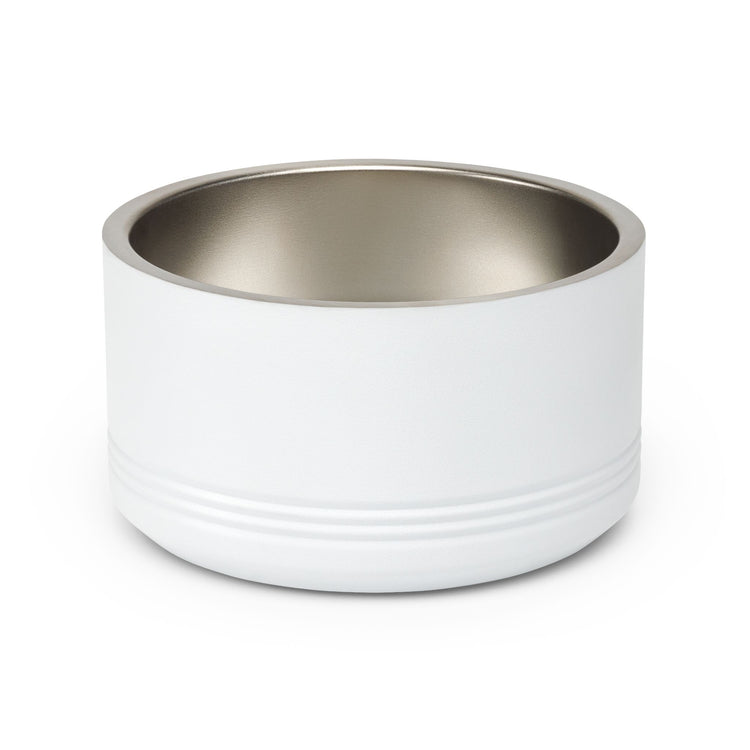 Chaos Coordinated by Snacks and Love Stainless Steel for Family Feedings pet bowl in white – original NewGiftDay design