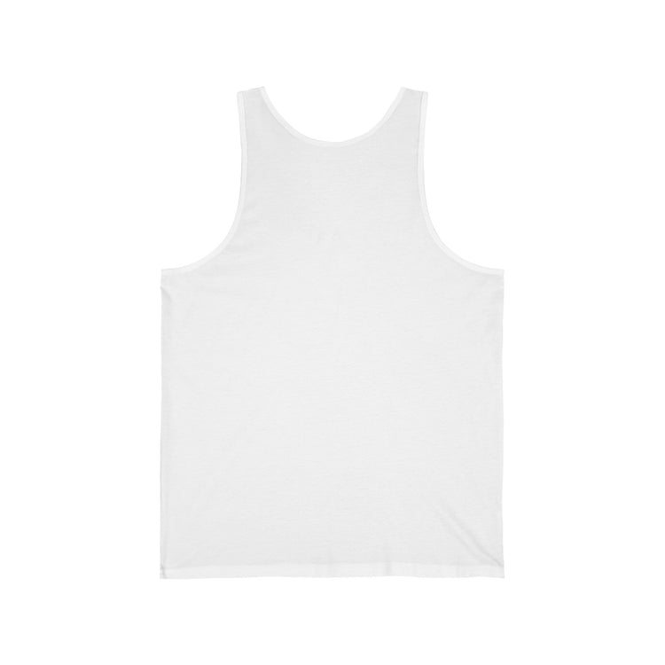 Bigfoot Christmas List Unisex Jersey Tank tank top in white – original NewGiftDay design