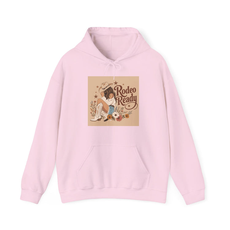 Boots And Blooms hoodie in light-pink – original NewGiftDay design