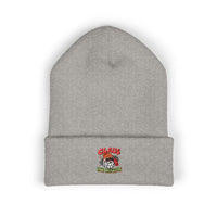 Claus With Confidence Classic Cuffed (Embroidery) beanie – original NewGiftDay design, view 3
