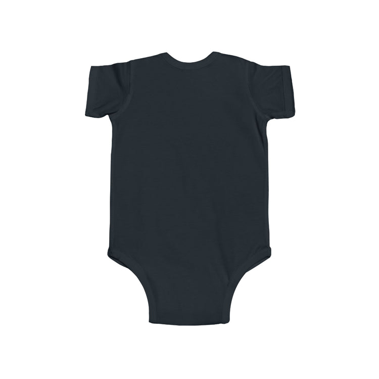 Bigfoot Christmas List baby bodysuit in black – original NewGiftDay design
