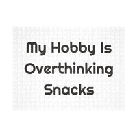 My Hobby Is Overthinking Snacks Jigsaw for Cozy Game Nights puzzle – original NewGiftDay design