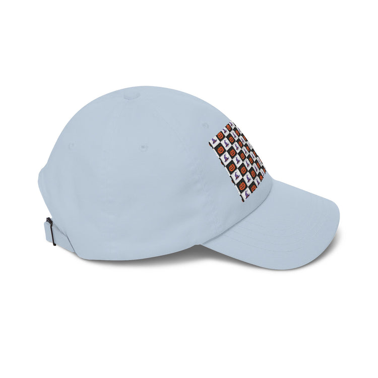 Jack-O'-Lantern Parade Classic Dad Cap hats in light-blue – original NewGiftDay design