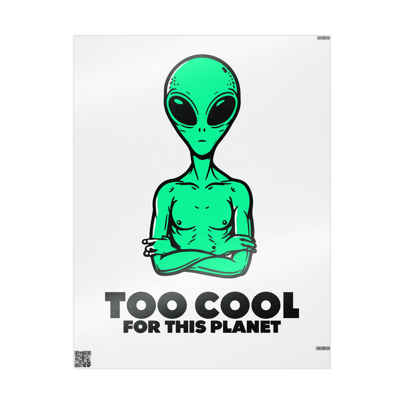 Too Cool For This Planet – original NewGiftDay design artwork