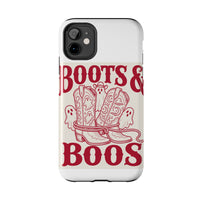 Western Boots Ghost Charm phone case – original NewGiftDay design, view 2