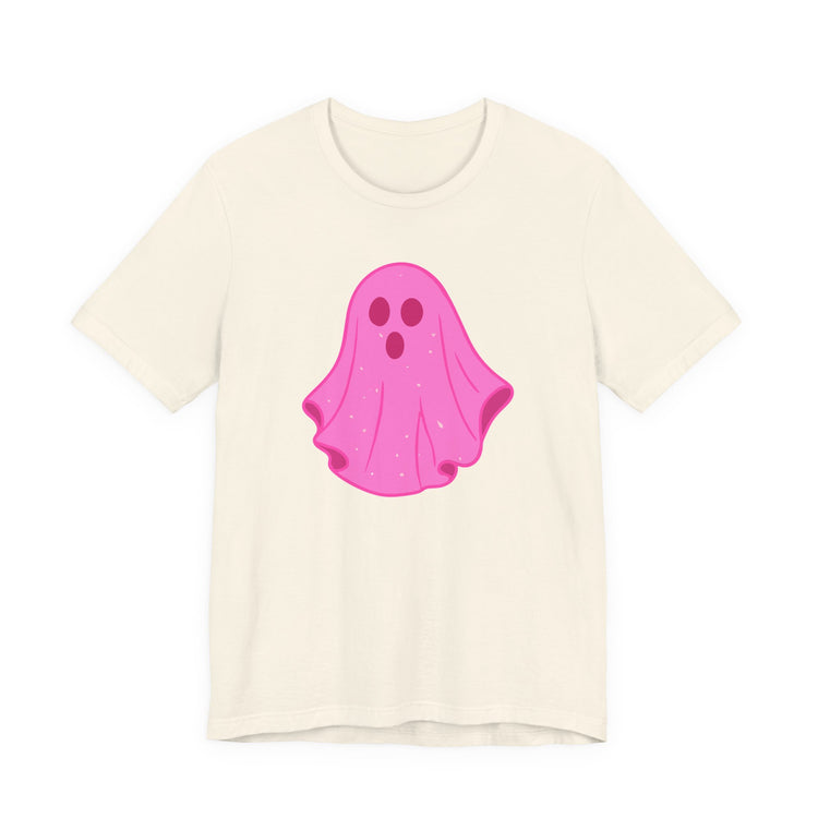 Pink Ghost Parade T-shirt in pink – original NewGiftDay design
