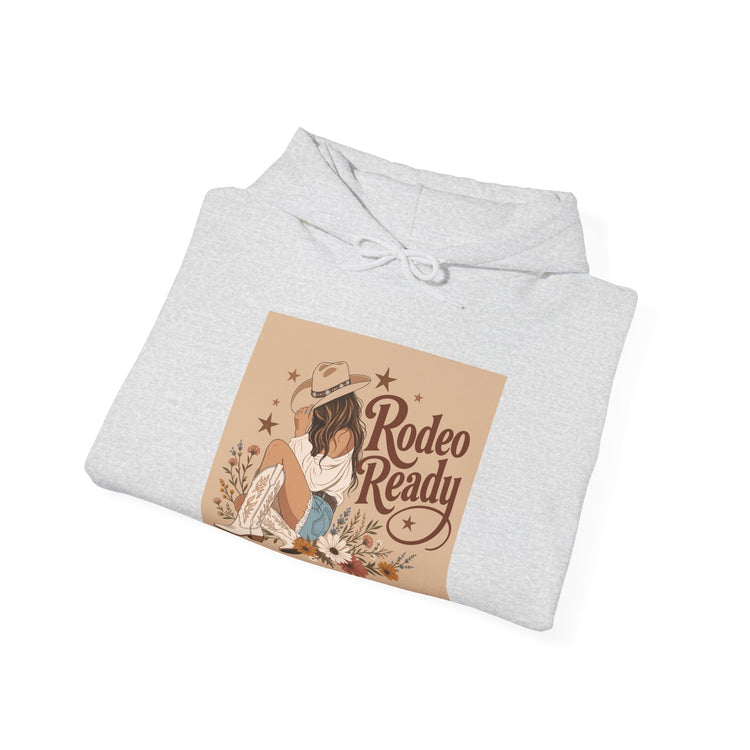 Boots And Blooms hoodie in ash – original NewGiftDay design