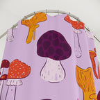 Whimsical Mushroom Forest Shower Curtain Gift: Enchanted Nature for Cozy Homes