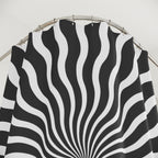 Hypnotic Swirl Optical Illusion Shower Curtain Gift: Mind-Bending Art for Dynamic Homes