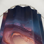 Cosmic Galaxy Nebula Photo Shower Curtain Gift: Infinite Wonder for Celestial Homes