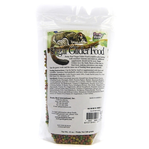 Pretty Pets International Sugar Glider Dry Food