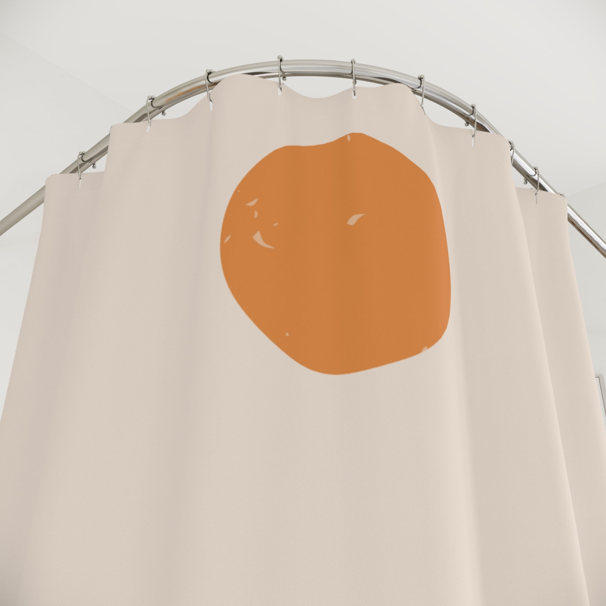 Abstract Coastal Wave Shower Curtain Gift: Minimalist Serenity for Tranquil Homes