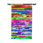 Vintage Television Pixels Blackout Window Curtain