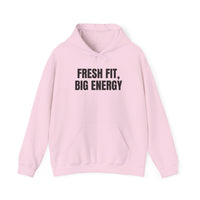 Fresh Fit Big Energy DTG Printed for Cozy Confidence hoodie – original NewGiftDay design, view 5