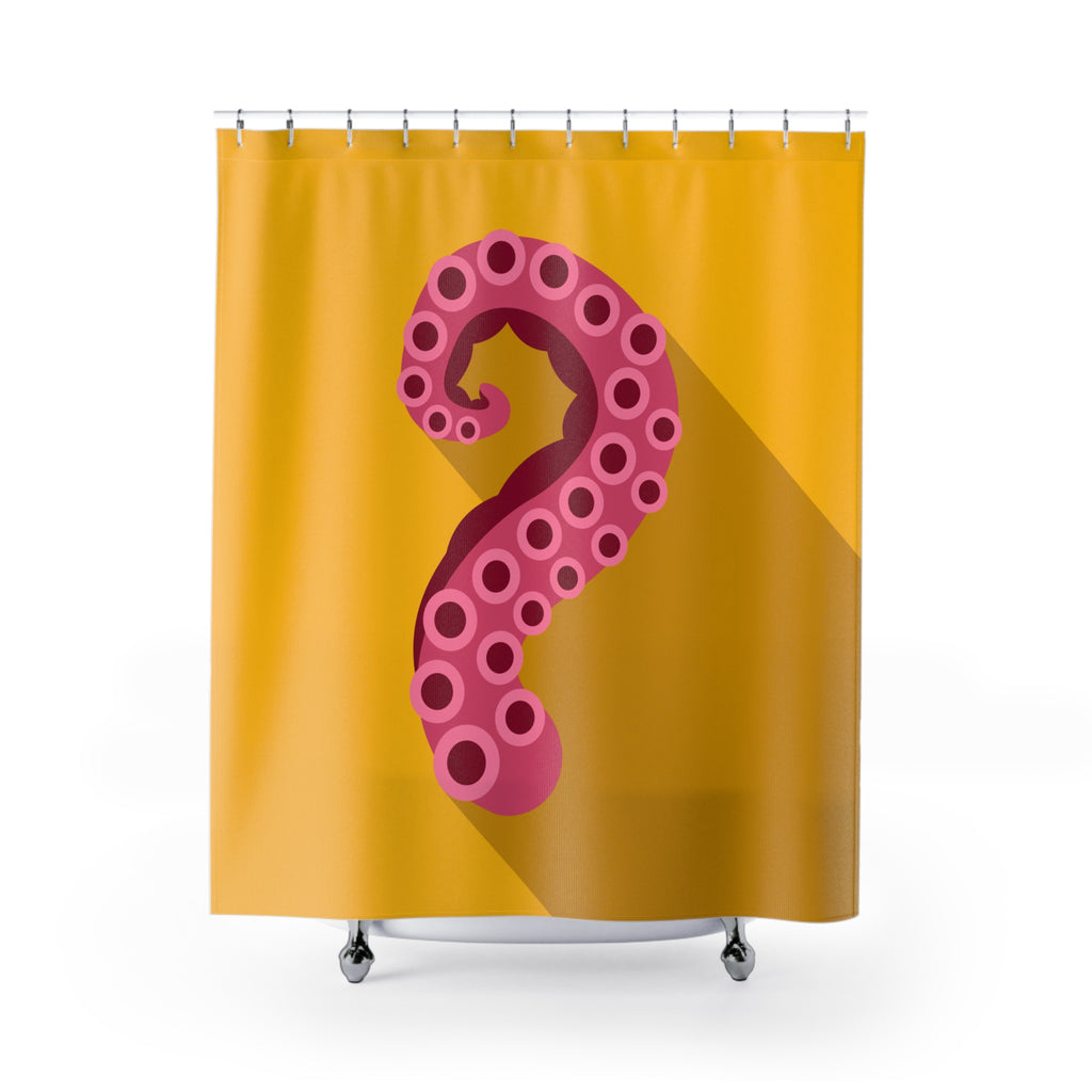 Bold Octopus Tentacle Shower Curtain Gift: Modern Ocean Art for Vibrant Homes