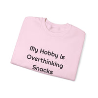 My Hobby Is Overthinking Snacks DTG Printed for Lazy Days sweatshirt – original NewGiftDay design, view 19