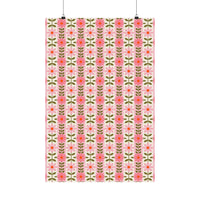 Retro Daisy Blooms Matte Verticals poster – original NewGiftDay design