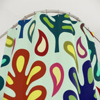 Psychedelic Organic Leaf Shower Curtain Gift: Maximalist Art for Vibrant Homes