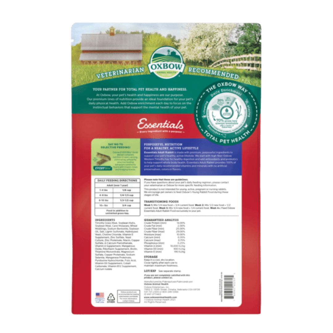 Oxbow Animal Health Essentials Adult Rabbit Food