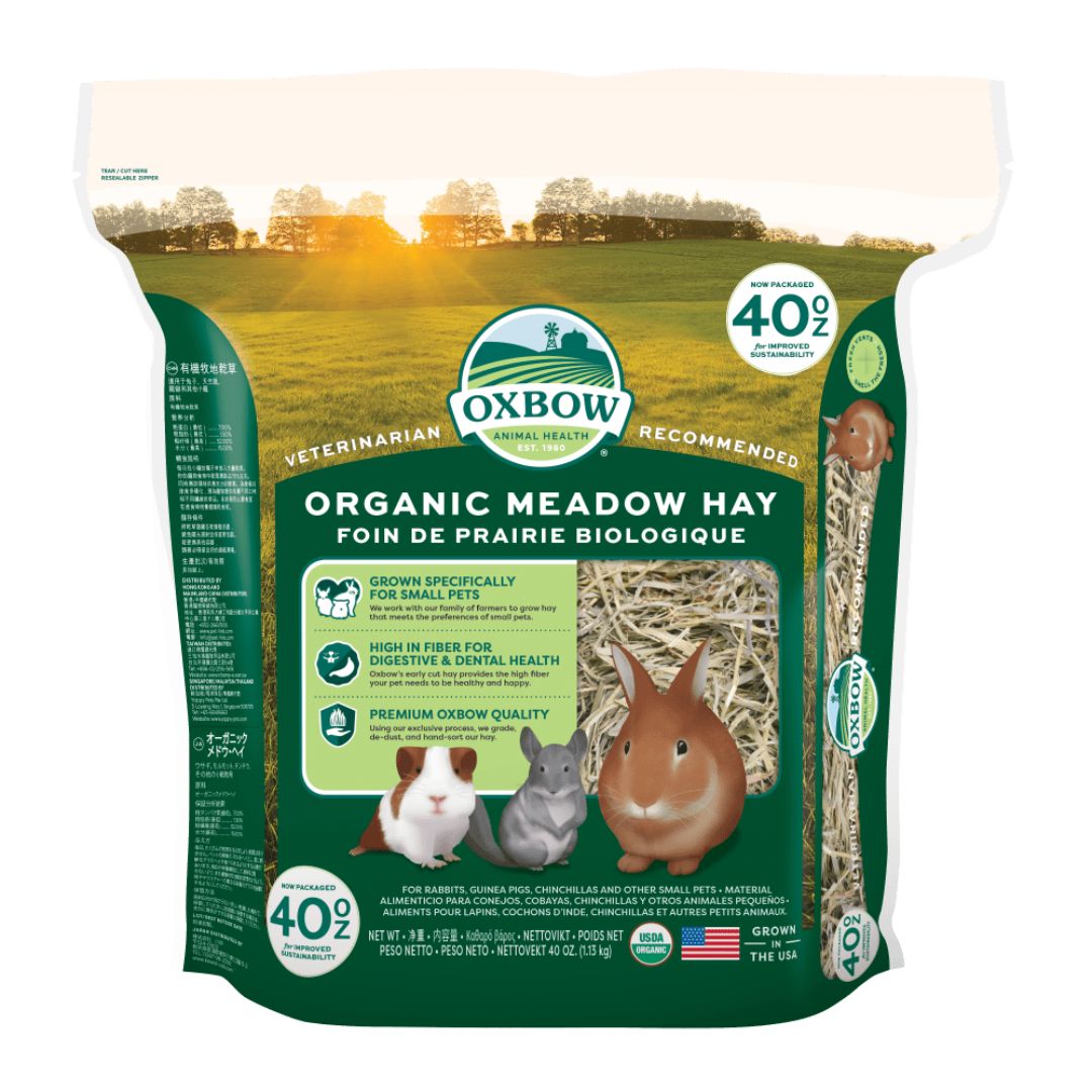Oxbow Animal Health Organic Meadow Hay Small Animal Treat