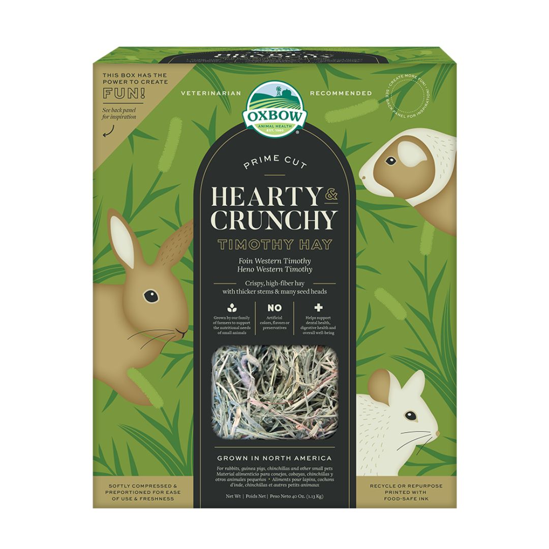 Oxbow Small Animal Prime Crunchy Timothy Hay