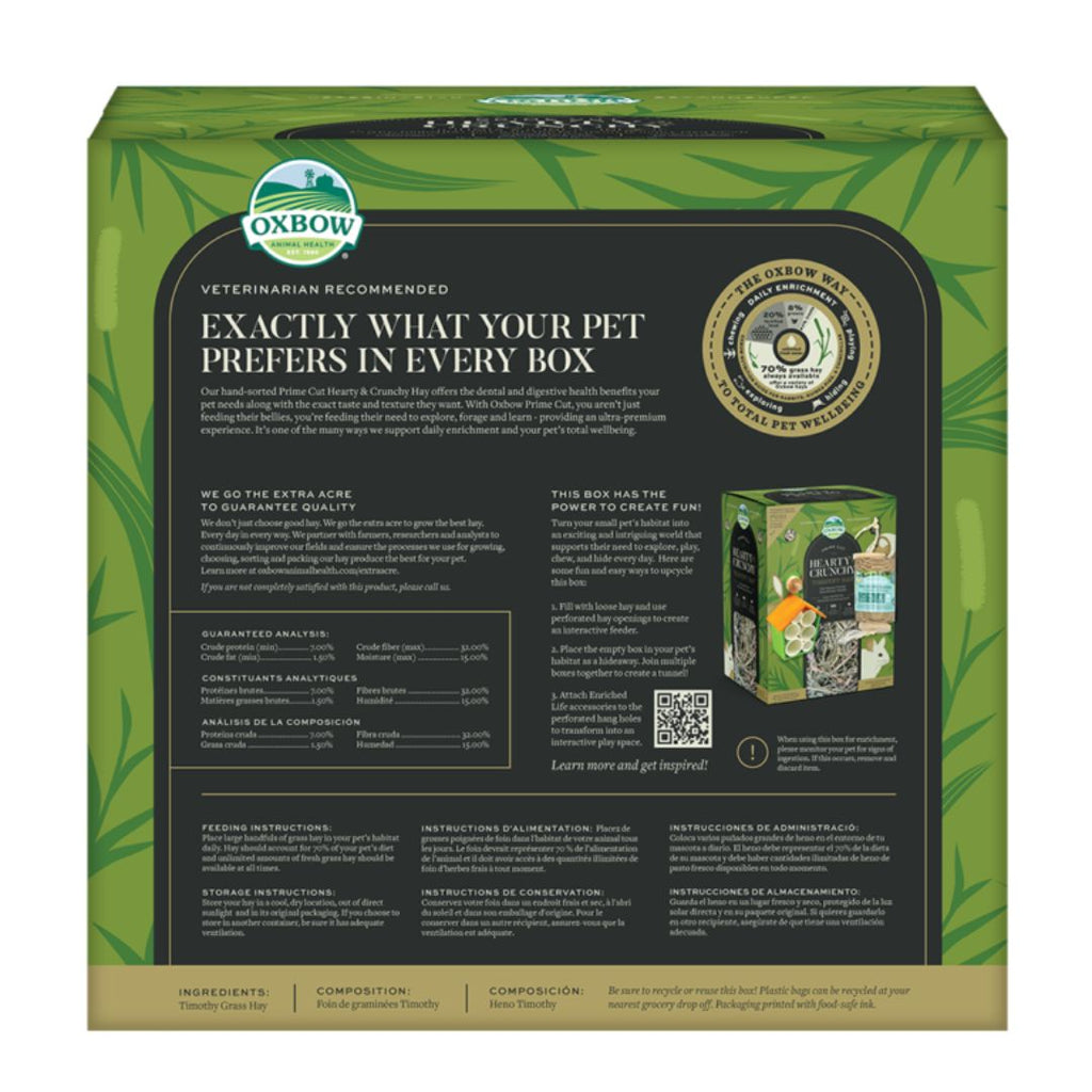 Oxbow Small Animal Prime Crunchy Timothy Hay