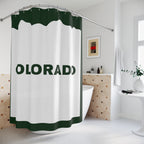 Colorado State Slogan Shower Curtain Gift: Mountain Pride for Local Homes