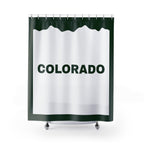 Colorado State Slogan Shower Curtain Gift: Mountain Pride for Local Homes
