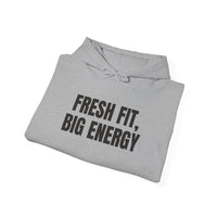 Fresh Fit Big Energy DTG Printed for Cozy Confidence hoodie – original NewGiftDay design, view 14