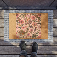 Blush Bird Garden Printed for Welcoming Floral Doorsteps doormat – original NewGiftDay design, view 3