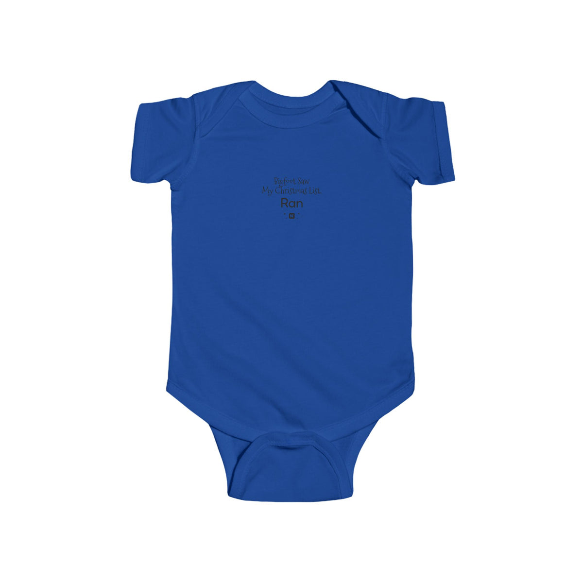 Bigfoot Christmas List baby bodysuit – original NewGiftDay design, view 8