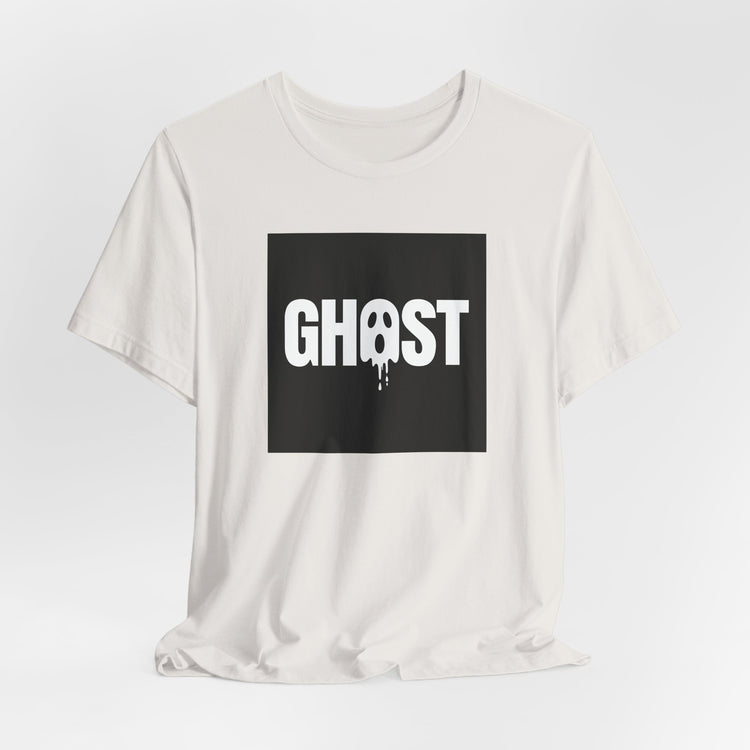 Dripping Ghost Face T-shirt in vintage-white – original NewGiftDay design