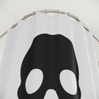 Bold Black Jolly Roger Shower Curtain Gift: Pirate Spirit for Edgy Homes