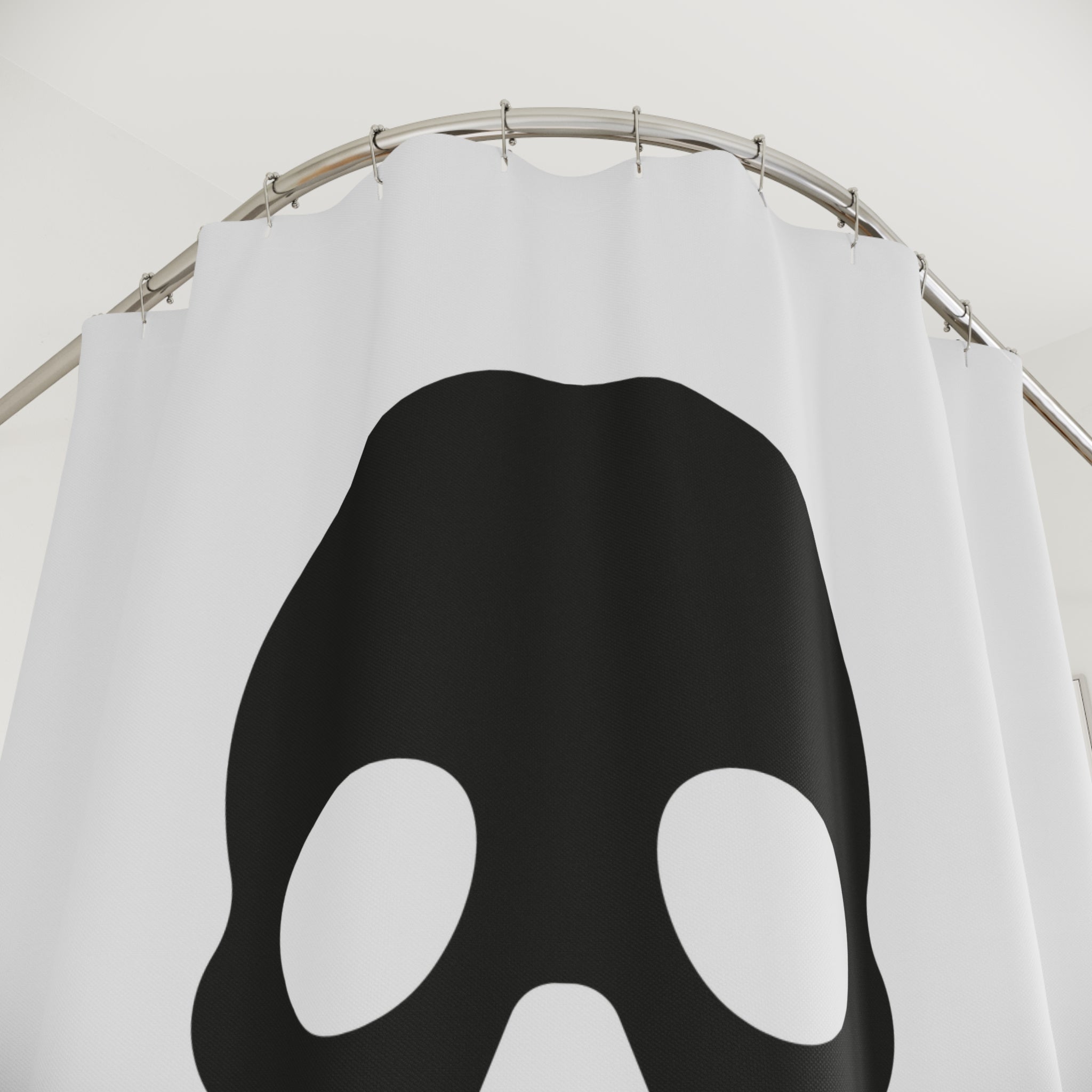 Bold Black Jolly Roger Shower Curtain Gift: Pirate Spirit for Edgy Homes
