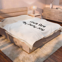 Dogs Are My Daily Joy blanket – original NewGiftDay design, view 4
